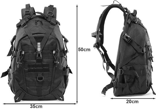 Verk Group Militärischer Rucksack Rucksack Schwarz 30Es