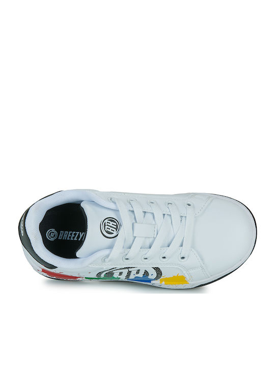 Kids Sneakers with Wheels White