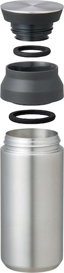 Uncle George Ποτήρι Θερμός Ανοξείδωτο / Πλαστικό BPA Free 500ml BPA Free Κόκκινο