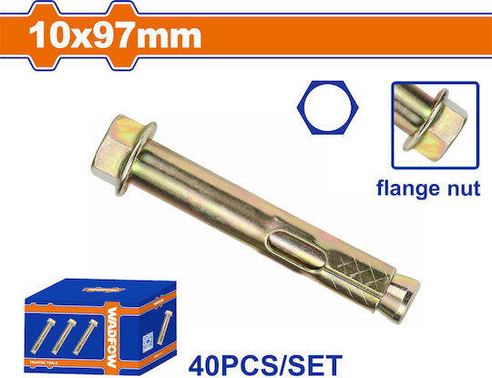 Wadfow Βισματα Ούπα Μεταλλικό 10x97mm 40τμχ