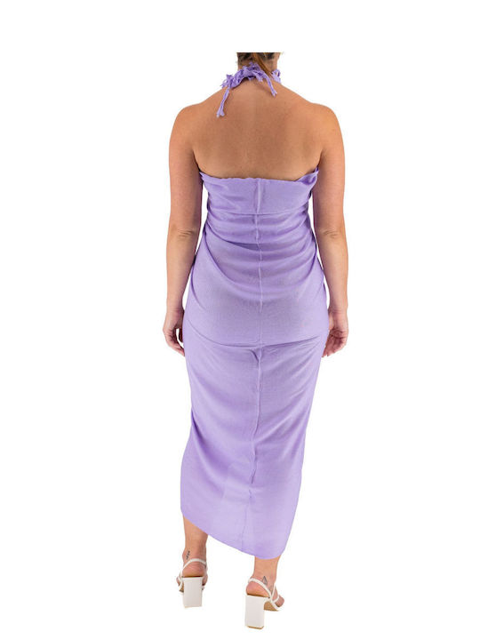 Pareo Monocrom Violet Cu Franjuri 522044-2-violet Pareo Monocrom Violet Cu Franjuri 522044-2-violet