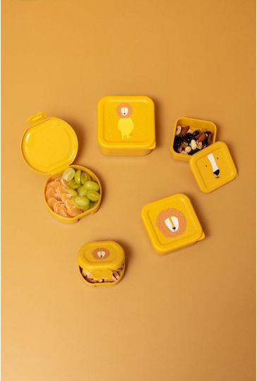 Trixie Nesting Snack Box Set de mâncare pentru copii din plastic Galben x x 6.5buc