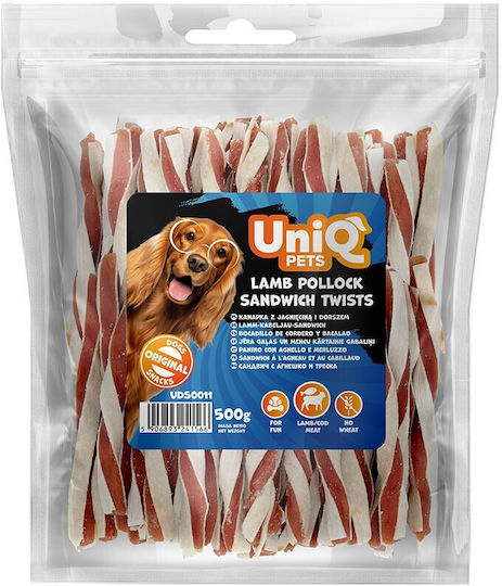 Uniq Λιχουδιά Σκύλου με Αρνί 500gr
