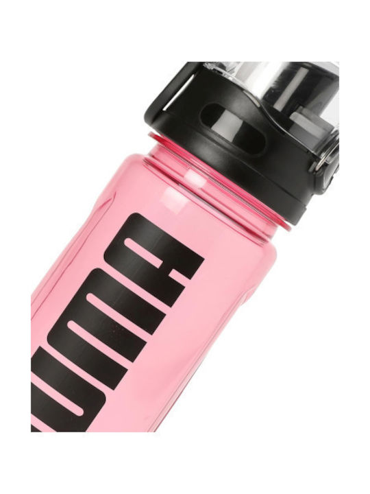 PUMA Αθλητικό Παγούρι Πλαστικό 600ml Ροζ