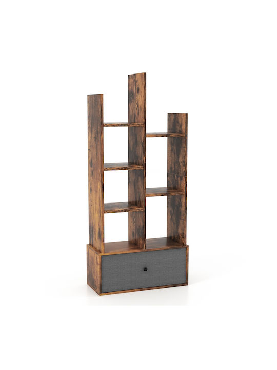 Βιβλιοθήκη Καφέ 53x24x118εκ.