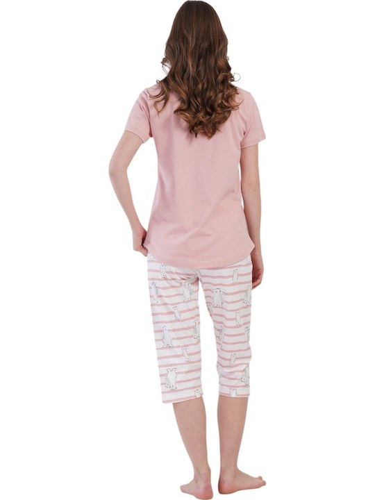 Vienetta Secret Summer Women's Pyjama Set Pink
