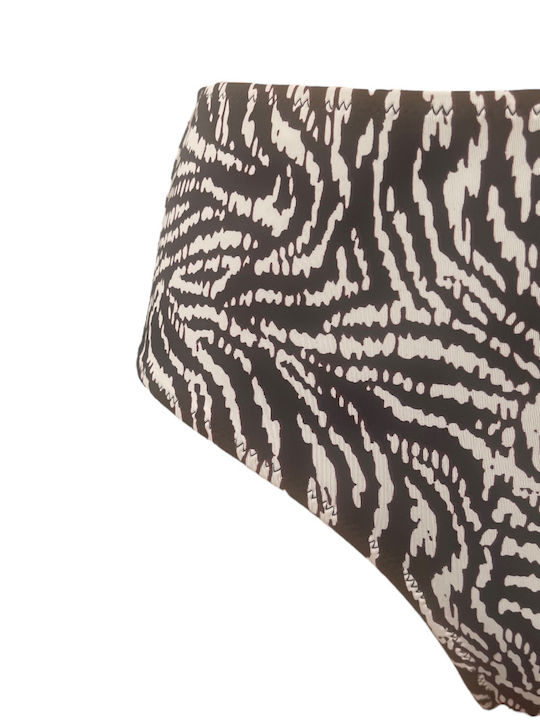 Bikini Σουτιέν με Ενίσχυση Animal Print Λευκο