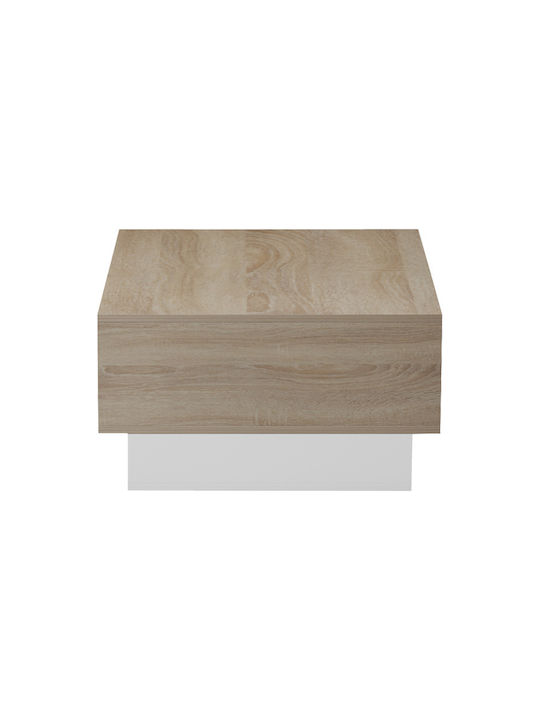 Rectangular Central Coffee Table Dekost Wooden Sonoma White W105xD50xH32cm