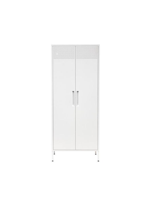 Двукрилен гардероб Levi Метал 70x35x170бр