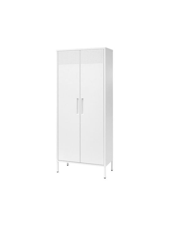 Двукрилен гардероб Levi Метал 70x35x170бр