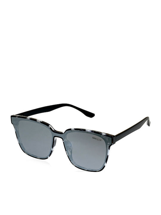 Ghetto Sonnenbrillen Silber mit Gestell Ghetto Sonnenbrillen Silber mit Gestell