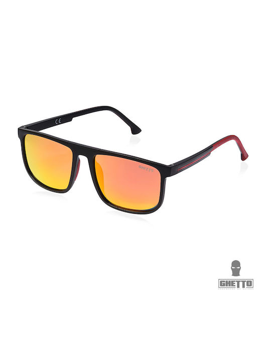 Ghetto Herren Sonnenbrille mit Blau Gestell und Blau Linse K38189 BLUE