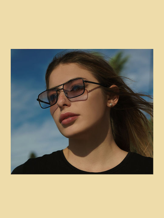 Ghetto Unisex Ochelari de soare cu Gri Cadru și Gri Lentilă K39086BB grey