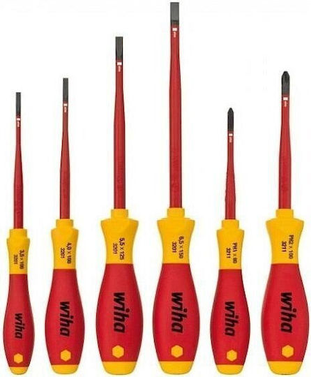 Wiha 3201 K6 Set 6 Electrician 1000V Screwdrivers