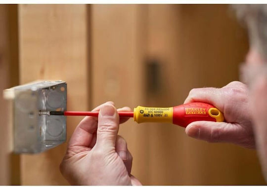 Stanley FatMax Set 2 Electrician 1000V Screwdrivers with 2 Interchangeable Tips