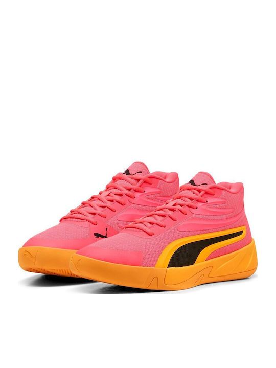 Court Pro High Basketball Shoes Pink