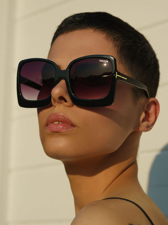 Ghetto Women's Sunglasses with Pink Frame and Pink Lens K32306 Pink