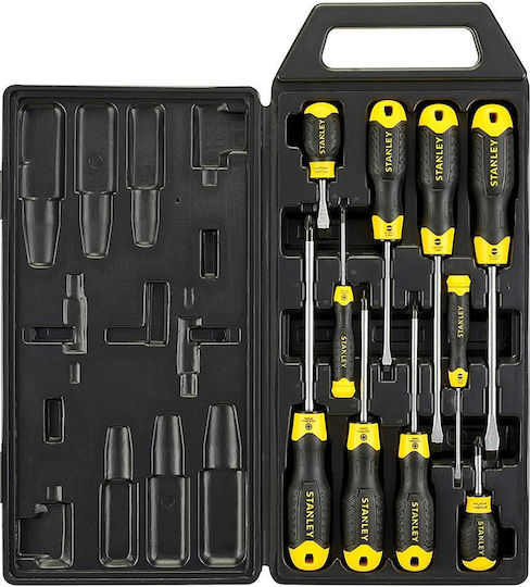 Stanley Set Electrician Screwdrivers with 10 Interchangeable Tips