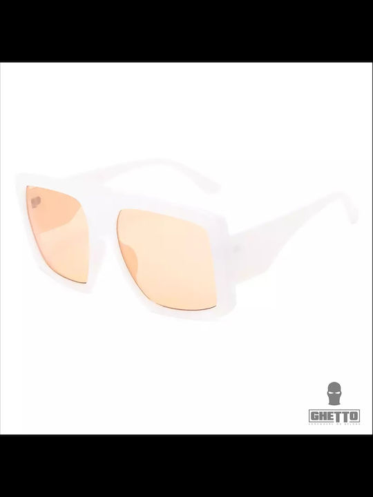 Ghetto Γυναικεία Γυαλιά Ηλίου με Λευκό Σκελετό OOT9036 White