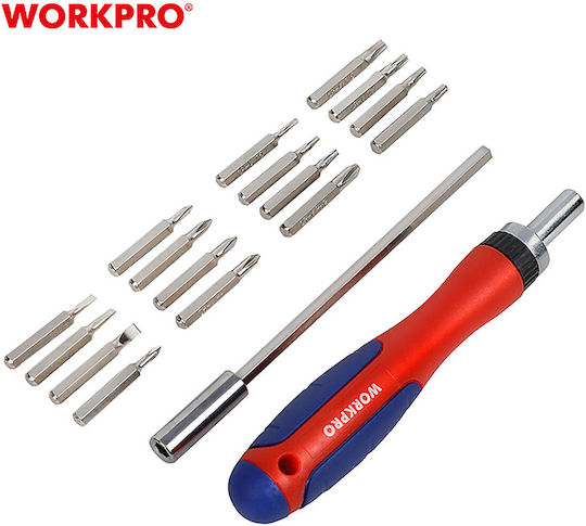 WorkPro Κατσαβίδι Καστάνιας με Εναλλασσόμενες Μύτες