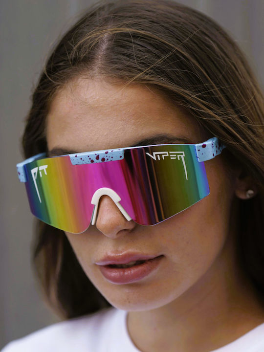 Ghetto Unisex Sunglasses with Pink Frame and Pink Lens HS2047 Pink