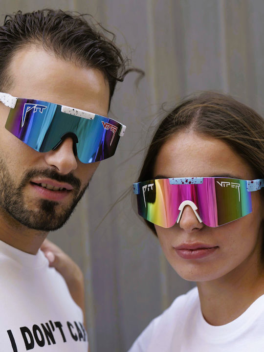 Ghetto Unisex Sunglasses with Pink Frame and Pink Lens HS2047 Pink