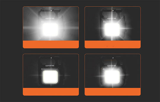 Superfire Φακός Συνεργείου Επαναφορτιζόμενος LED IP44 με Φωτεινότητα έως 600lm