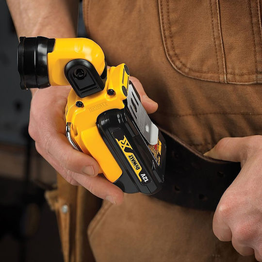 Dewalt Φακός Συνεργείου Μπαταρίας LED με Φωτεινότητα έως 130lm