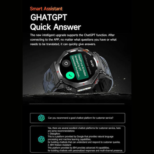 Smartwatch Microwear Kc91 Rosa Silikon