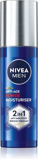 Nivea Anti-Age Power Αντιγηραντική Ανδρική Κρέμα Προσώπου Ημέρας με SPF30 κατά της Ακμής 50ml