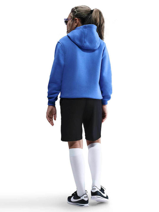 Fleece Kids Sweatshirt with Hood and Pockets Blue K Nsw Club