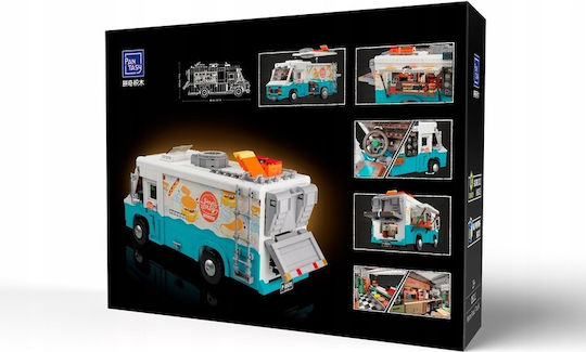 Pantasy Retro Food Truck Building Blocks for 6+ Years 2010 Pieces