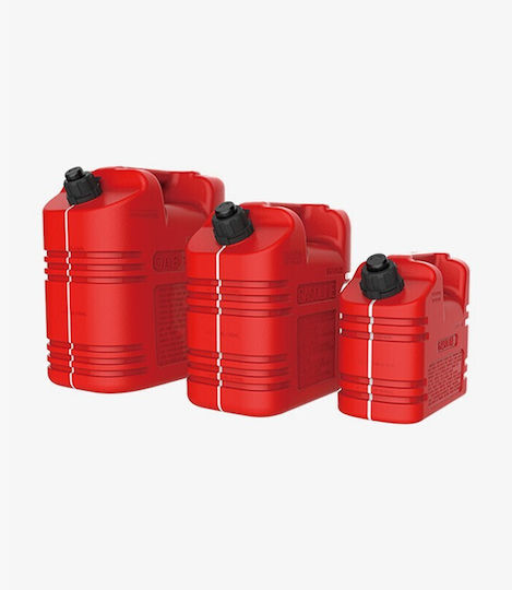 Seaflo Double Compartment Plastic Fuel Can 20L Red