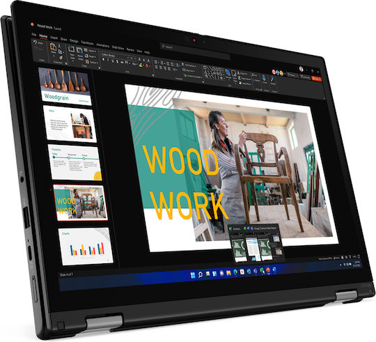 Lenovo ThinkPad L13 Yoga Gen 3 (Intel) 13.3" IPS FHD+ Touchscreen (i5-1235U/16GB/256GB SSD/Windows 11 Pro) (Английска клавиатура - САЩ)
