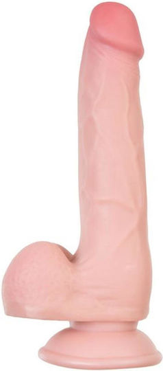 Ρεαλιστικό Dildo με Όρχεις και Βεντούζα Flesh