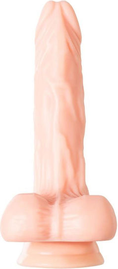 Ρεαλιστικό Dildo με Όρχεις και Βεντούζα Flesh