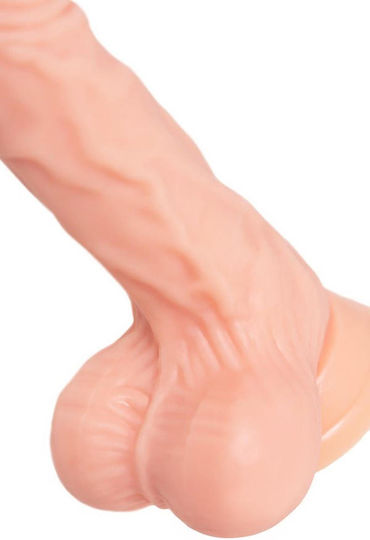 Ρεαλιστικό Dildo με Όρχεις και Βεντούζα Flesh
