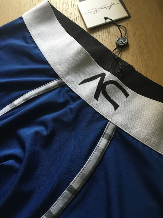 Men's Boxer Dark Blue with Patterns