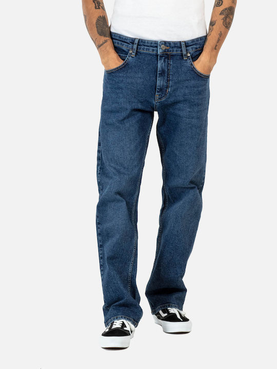 Pantaloni cu Croială Normală Mid Blue