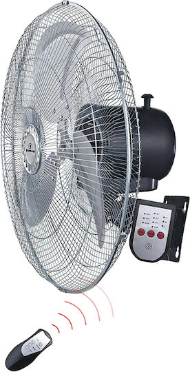 Human FW45-RC Ventilator de Perete 90W Diametru 45cm cu Telecomandă Argintiu