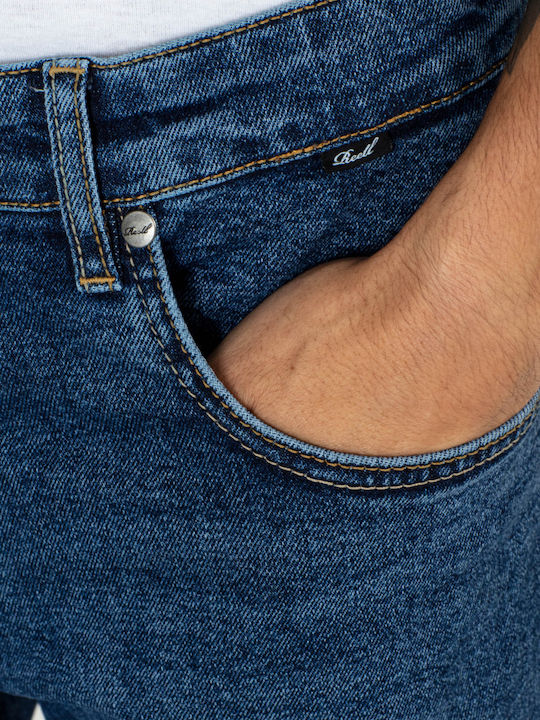 Pantaloni cu Croială Normală Mid Blue