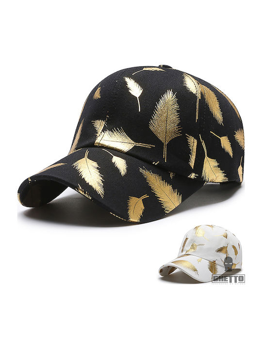 Ghetto New Stylish Adjustable Cap Gold Leaf Black
