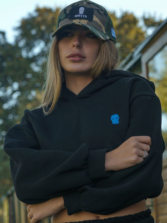 Ghetto Mask Limited Camouflage Greek Flag 6 Panel Cap Green