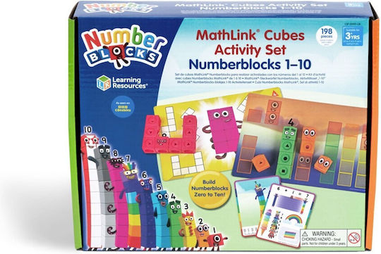 Learning Resources Mathlink Cubes Numberblocks 1-10 Activity Set Educational Game Letters & Numbers