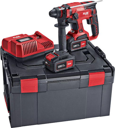 Flex CHE 18.0-EC Impact Demolition Hammer Battery Brushless 18V 1x5Ah with Chuck SDS Plus D00310