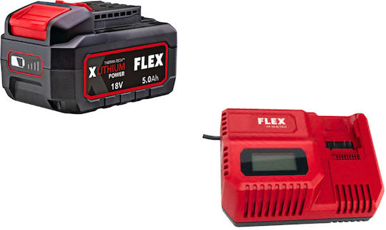 Flex CHE 18.0-EC Impact Demolition Hammer Battery Brushless 18V 1x5Ah with Chuck SDS Plus D00310