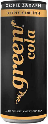 Green Cola Cofeină Cola cu carbonatare în Cutie 02-40-077 330ml