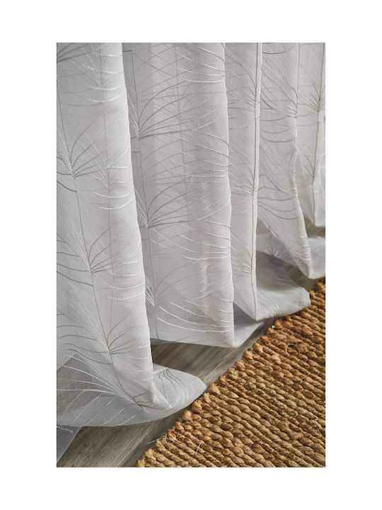 Whitegg Curtain with Pencil Pleat K0185 Gray 270x280cm
