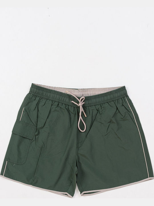 Herren Badebekleidung Bermuda Khaki Gestreift