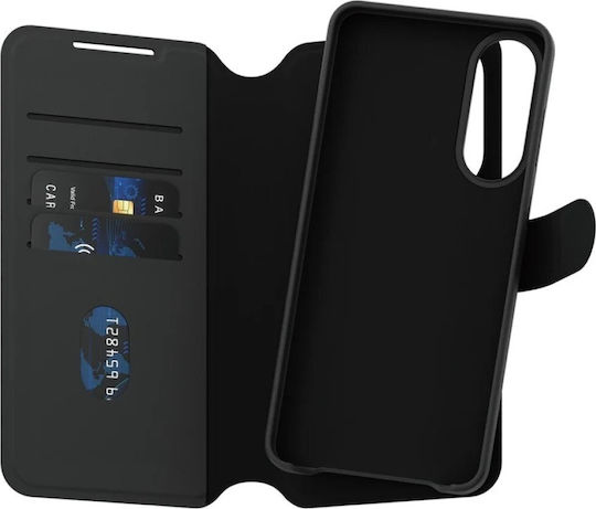 CARE by PanzerGlass Care Портмоне Кожа Черен (Galaxy S25 Edge)